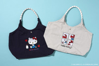 完売につき待望の再入荷！「サンリオ」キティが大人かわいい♪ 刺繍トートで秋のお出かけを楽しもう 画像