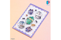 「ちいかわ」PUKU CHURUシール第3弾が10月9日プライズ展開！ハロウィン衣装や、うさぎの髪がファサ…な「毛量シリーズ」など全７種 画像