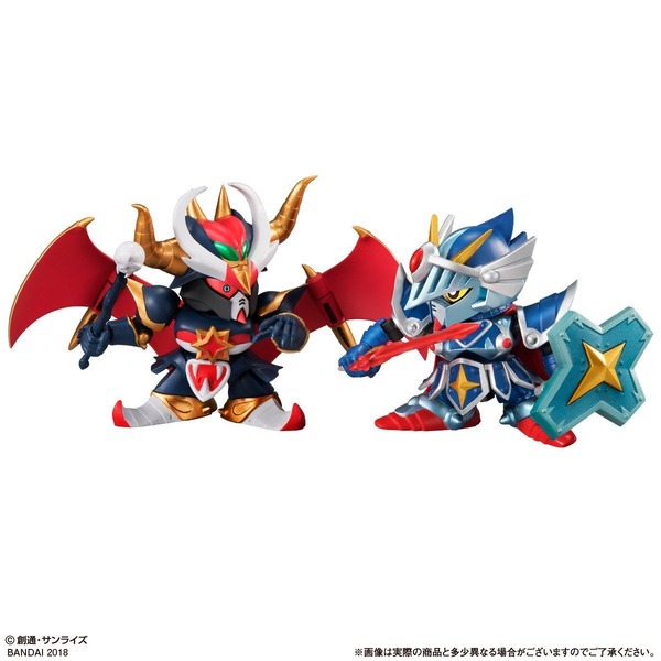 ラクロアの勇者〜光の騎士(No.1〜172) 当時品 フルコンプ SDガンダム」フルアーマー騎士ガンダム＆モンスターブラックドラゴン