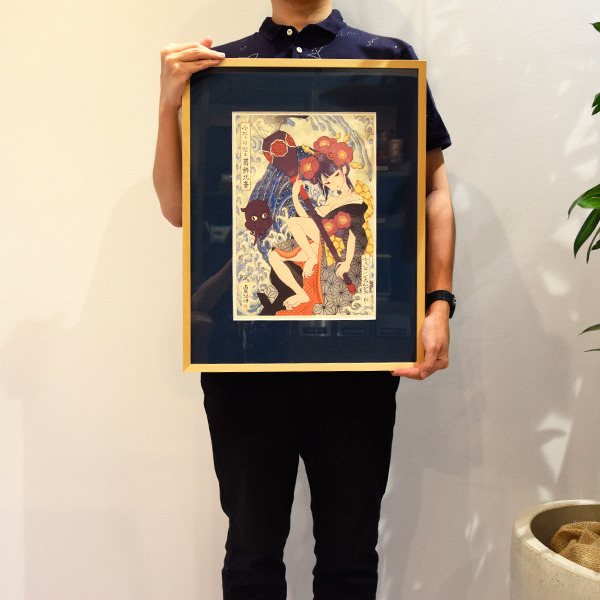 Fgo フォーリナー 葛飾北斎が 木版画 で登場 江戸の技術で 美人画 を表現 3枚目の写真 画像 アニメ アニメ