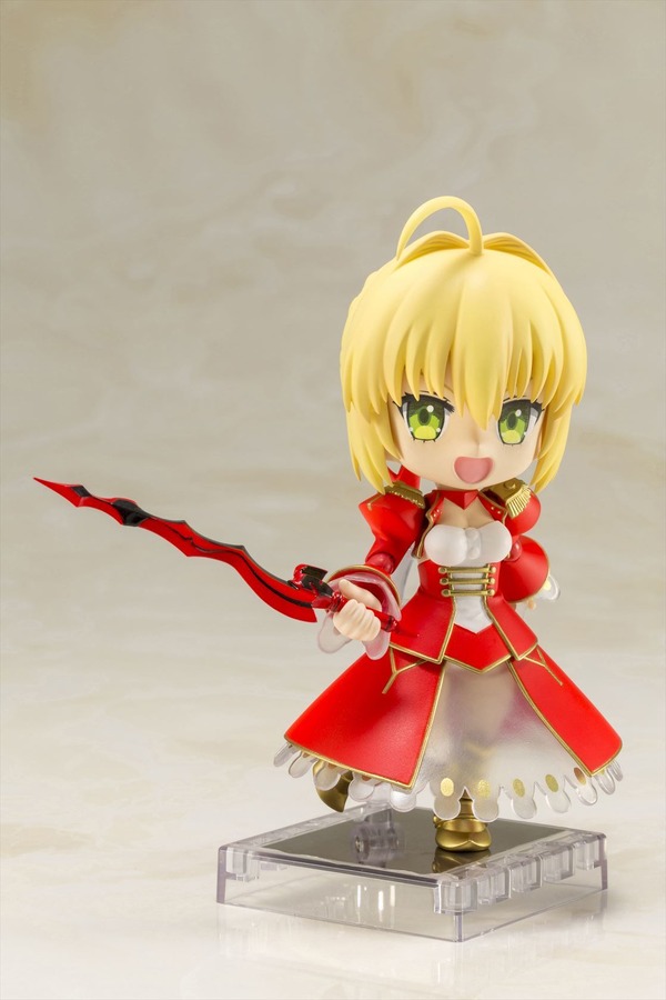Fate/EXTRA Last Encore」セイバー、真紅ドレスも緻密再現！デフォルメ