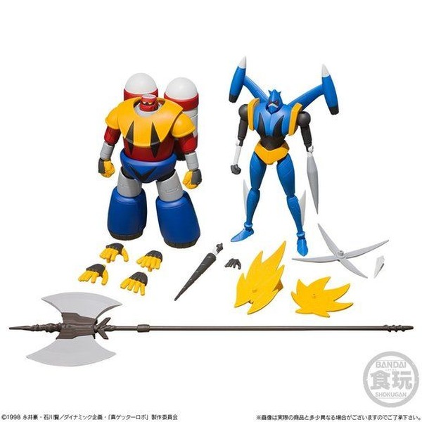 当時物 ゲッターロボ ゲッター1 ゲッターライガー ゲッターポセイドン ソフビ 真ゲッターロボ」スーパーミニプラにゲッターライガー・ゲッター