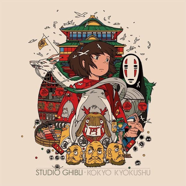 スタジオジブリ 交響曲集 2枚組LP スタジオジブリ交響曲集がアメリカでLP化 3種のジャケットで完全限定