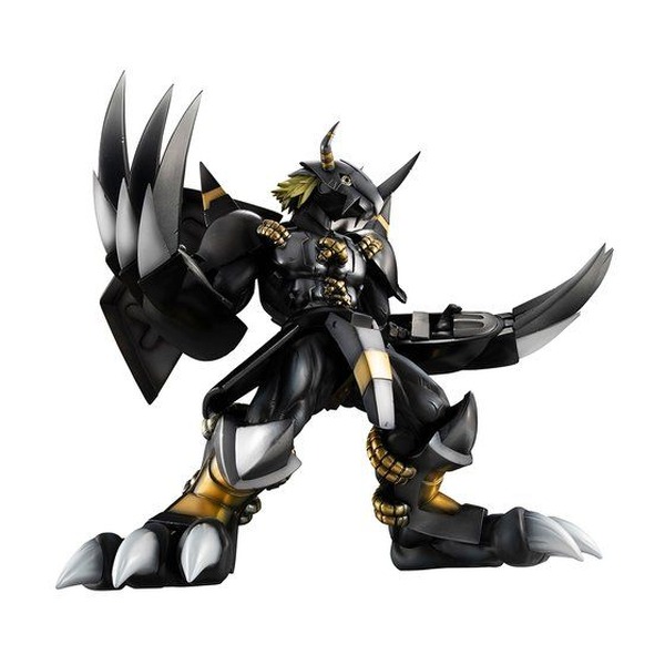 デジモン」漆黒の闇を纏ったブラックウォーグレイモンがフィギュアに
