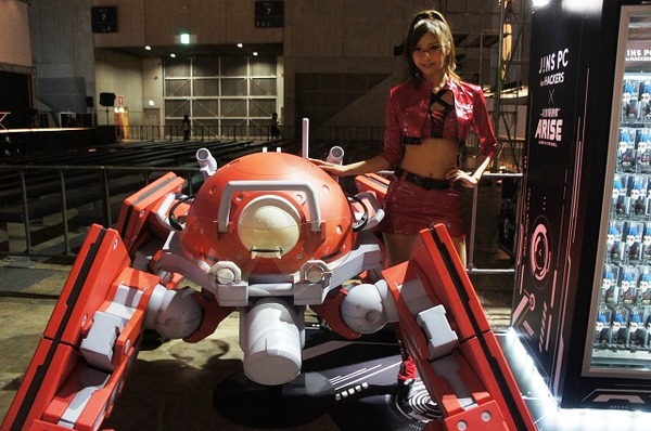 攻殻機動隊 ARISE」 JINS PCで東京ゲームショウをハッキング、会場内に