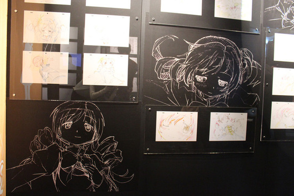 魔法少女まどか☆マギカ　複製原画 まどか☆マギカ複製原画展@六本木ヒルズに潜入 等身大フィギュア登場