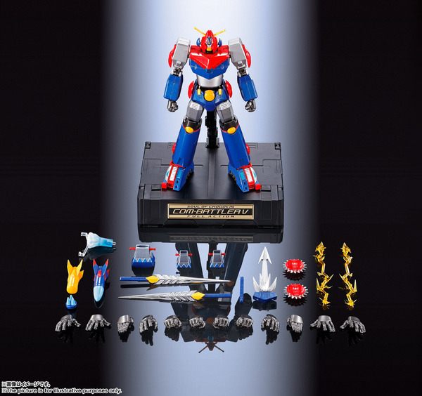 コン・バトラーV」“超合金魂F.A.”第5弾としてアクションフィギュア化 