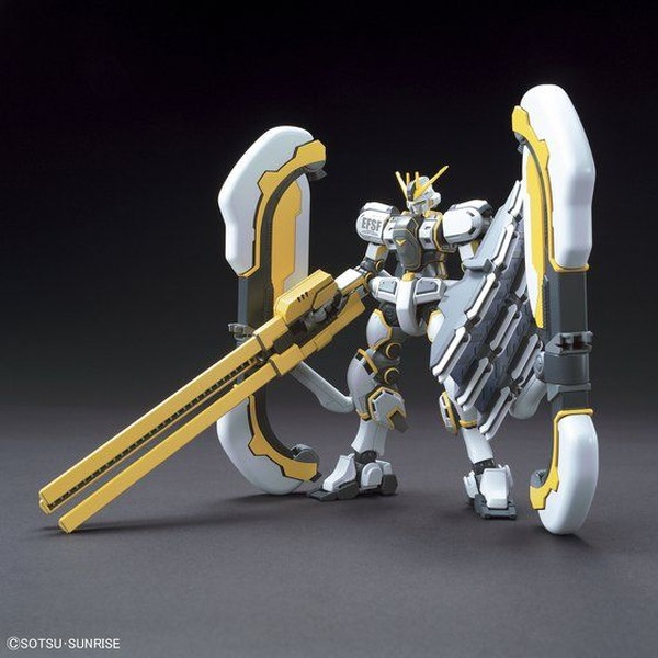【未組立】HGサンダーボルト3点　フルアーマー、ビッグガン、アトラス ガンダム サンダーボルト」主人公機・アトラスガンダム、フル装備の