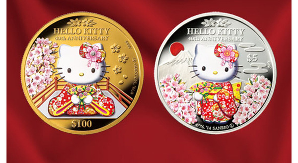 HELLO KITTY ハローキティ 40th １トロイオンス 銀貨 セット