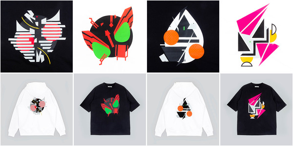 仮面ライダー ファッションブランド Henshin By Kamen Rider に新作 龍騎 オーズ フォーゼ エグゼイドのアイテム アニメ アニメ