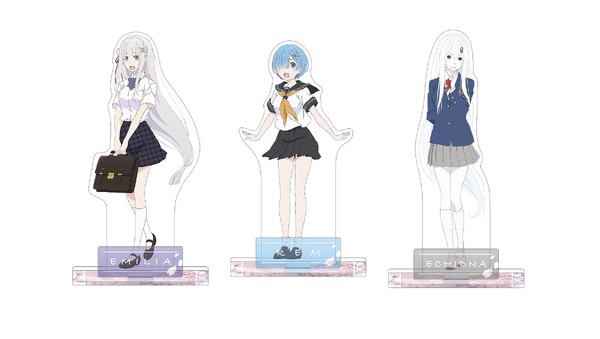 Re:ゼロから始める異世界生活リゼロレムアニメイトカフェアクリルスタンド