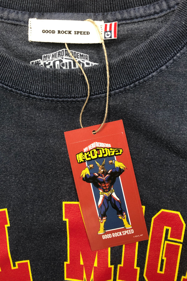 ヒロアカ 緑谷出久 オールマイトらのコラボtシャツ登場 技名がヴィンテージなデザインに 枚目の写真 画像 アニメ アニメ
