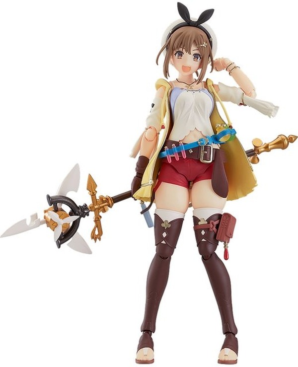 α1 ライザのアトリエ 太もも&後ろ姿&横になる ライザ スリーブ&プレイマット むっちり太もも造形も確認。「ライザのアトリエ」、フィギュア「礼装
