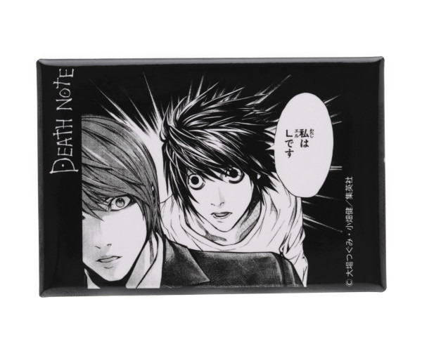 DEATH NOTE 夜神月 & L 1 コミックス缶バッジコレクション