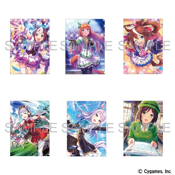 ウマ娘　Fヴィレッジ　クリアファイルまとめ8点 453857.jpg