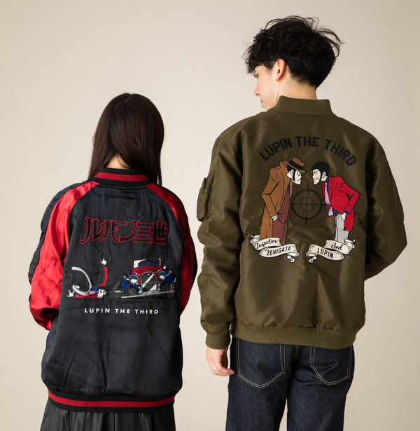 ルパン三世 スカジャンも再登場 50周年記念バージョンのアパレルがトムスショップで販売 アニメ アニメ