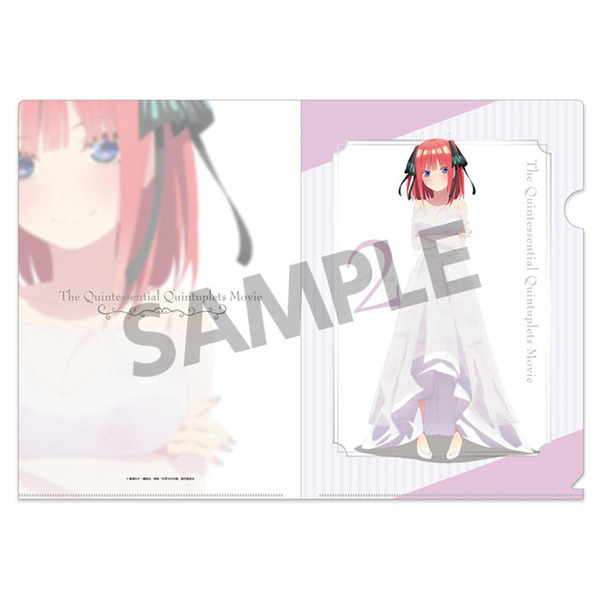映画 五等分の花嫁」五つ子がウェディングドレスを着たラバーマットと