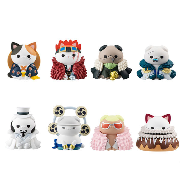 ワンピース ルフィとキッドら好敵手たちが 猫 で大集合 Mega Cat Project マスコット第2弾が登場 アニメ アニメ