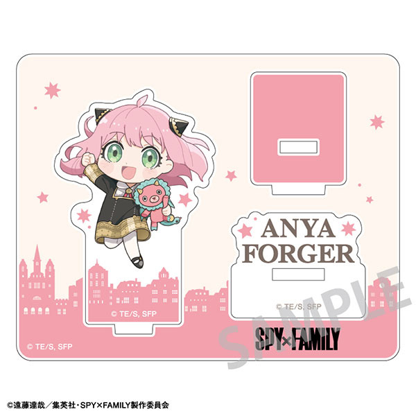 スパイファミリー　アーニャ　ロイド　ヨル　ちまっこ　ハコニワ　アクリルスタンド TVアニメ『SPY×FAMILY』 - 描き下ろし フォージャー家 ホリデー