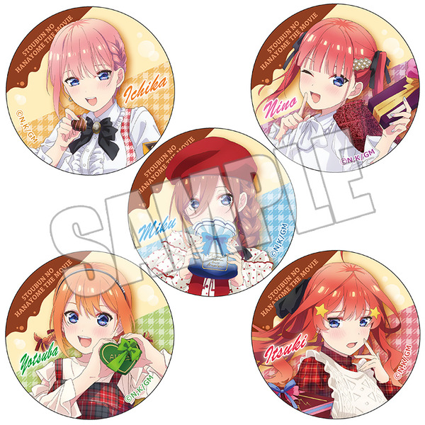 バレンタイン】五等分の花嫁 プリロール 二乃 缶バッジ 期間限定価格