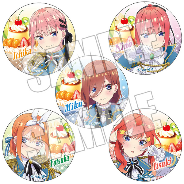 最も完璧な 五等分の花嫁 ごとよめ 缶バッジ プリン サクラサク 限定 3 ...