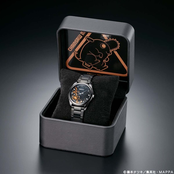 チェンソーマン　時計　腕時計　ポチタ　レア チェンソーマン」腕時計が受注販売、長針はチェンソーで秒針は