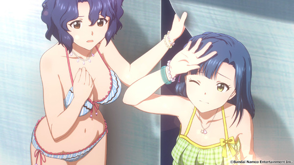 アニメキャラクター 水着イラスト 秋アニメ「ミリアニ」デビューライブをかけて“水着”で勝負!? 第7話先行