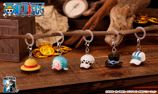 ONE PIECE ワンピース めじるしアクセサリー ルフィ　サボ　ロー ワンピース」ルフィやロー、サボの帽子を再現♪ “めじるし”になる