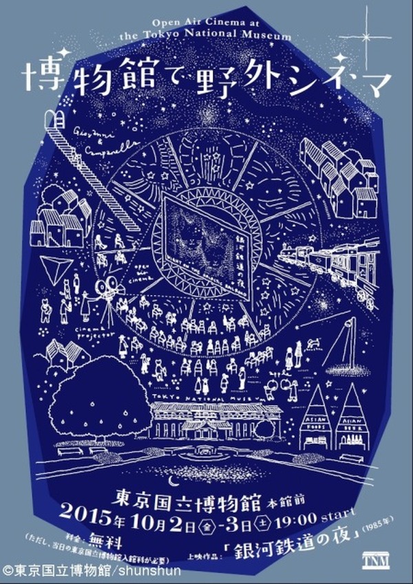 銀河鉄道の夜ポスター 1985年ますむらひろし 杉井 ギサブロー 細野 晴臣