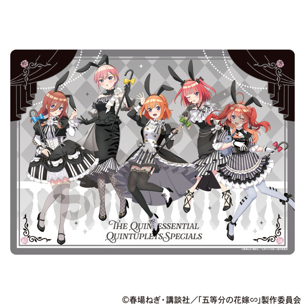 五等分の花嫁∽」二乃、三玖、四葉のモノクロバニードレスが