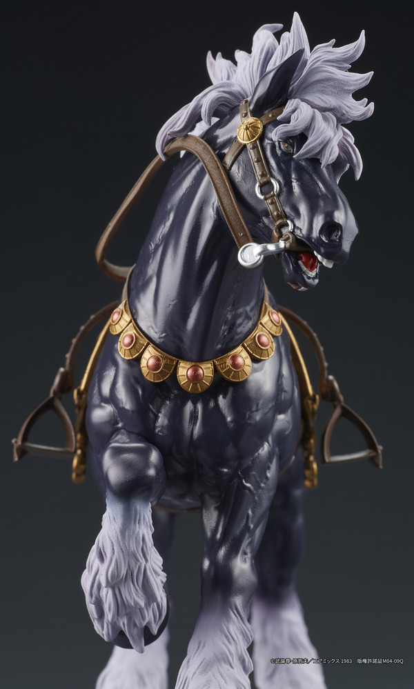 北斗の拳」“世紀末覇者拳王”ラオウが愛馬・黒王号に跨って見参