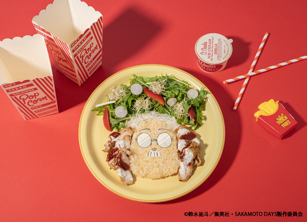 アモカフェ　缶バッジ　サカデイ　サカモトデイズ　南雲　坂本太郎　コラボカフェ TVアニメ『SAKAMOTO DAYS』 × Chugai Grace Cafe」コラボカフェが渋谷