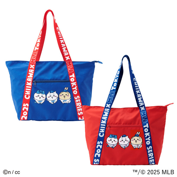 ちいかわ MLB TOKYO SERIES マスコット 3種 トートバッグ ちいかわ、ハチワレ、うさぎがドジャース、カブスに!? 「ちいかわ×MLB
