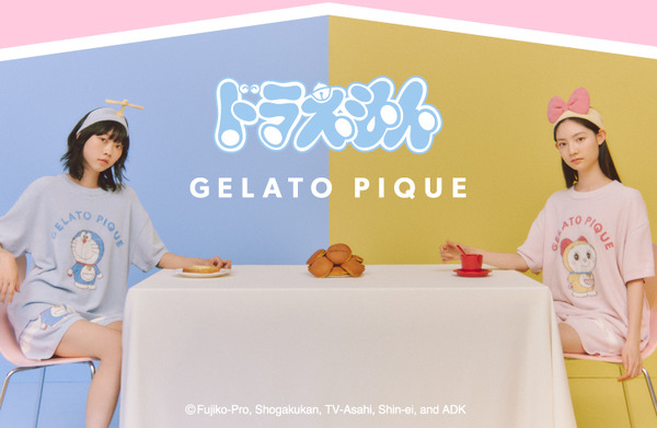 GELATO PIQUE キャラクター ルームウェア　ドラえもん ドラえもん meets GELATO PIQUE】喜怒哀楽あふれるドラえもんとドラミ
