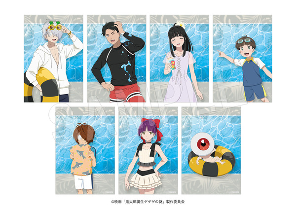 ゲ謎　鬼太郎誕生　ゲゲゲの謎　ユネッサンコラボ　水木　セット ゲ謎」鬼太郎の父＆水木の共闘シーンがコラボ風呂に!? ねこ娘、目玉