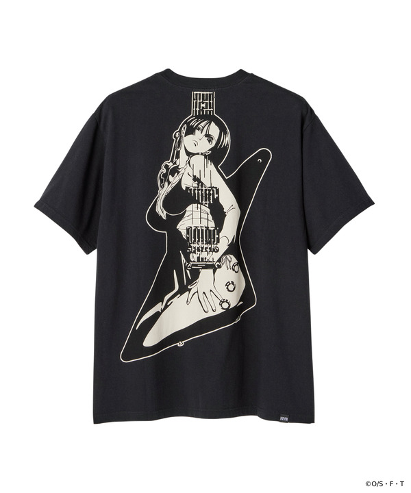 ワンピース HYSTERIC GLAMOUR ナミ フライング V Tシャツ 黒