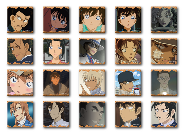 名探偵コナン　コナンランド　メモリアル缶バッジ　蘭　新一　安室　赤井　平次　灰原 名探偵コナンコナンランドメモリアル缶バッジ蘭新一安室赤井平次灰原