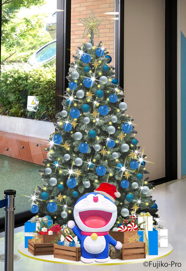 ドラえもんのクリスマスツリー♪「サンタメール」は1話丸ごと原画展示