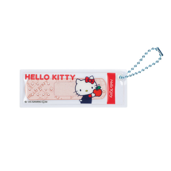 サンリオ ポチャッコ 刺繍入りマスク ホワイト キャラクター キティ マイメロ サンリオ」ポチャッコ、マイメロの“ばんそうこうキーホルダー