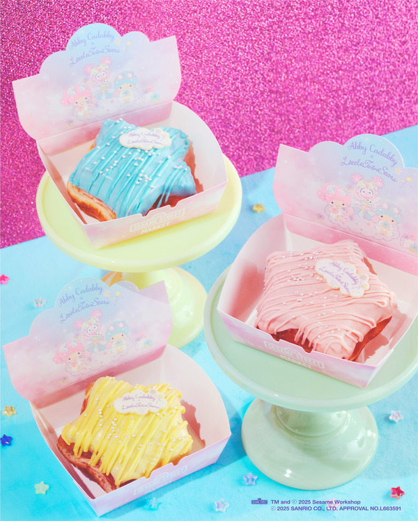 セサミストリート」アビー×「サンリオ」リトルツインスターズが初