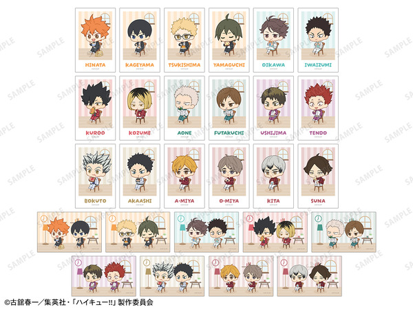 ハイキュー!! 複製原画　ちびキャラver. ハイキュー!!」日向はたまごかけご飯をパクり♪ 影山、研磨、宮兄弟