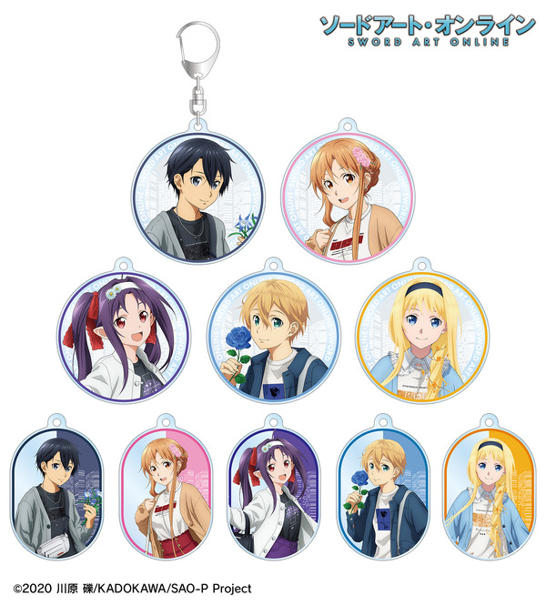 SAO」キリト、アスナ、ユウキたちとカジュアル私服でお出かけ