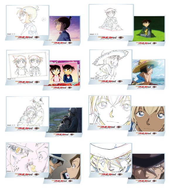 名探偵コナン　青山剛昌の世界展グッズセット 名探偵コナン」新一や怪盗キッド、和葉を抱き寄せる平次の姿もグッズに