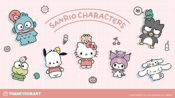 ハローキティ・シナモロール・クロミたちといつでも一緒♪ 冬らしい