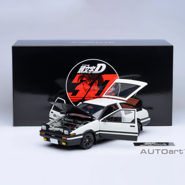 頭文字D」トレノ（AE86）を再現…完成度の高ッ！ 1/18サイズのミニカー