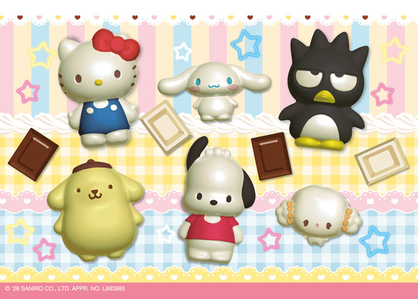 サンリオ」キティやポムポムプリン、シナモンのチョコを作ろう♪「明治