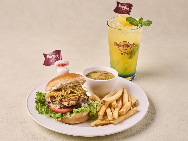 NARUTO×ハードロックのラーメンバーガー