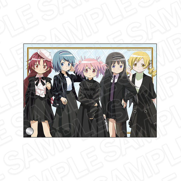 まどマギ」まどか、ほむら、マミら魔法少女がモノトーン衣装で集合