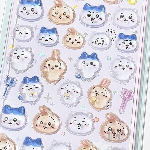 ちいかわ」ぷっくり感がたまらない♪ ボンボンドロップシールが人気