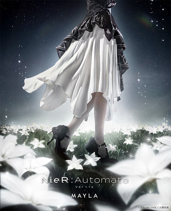 NieR:Automata」2Bの衣装の柄も忠実再現！“月の涙”モチーフに泣け